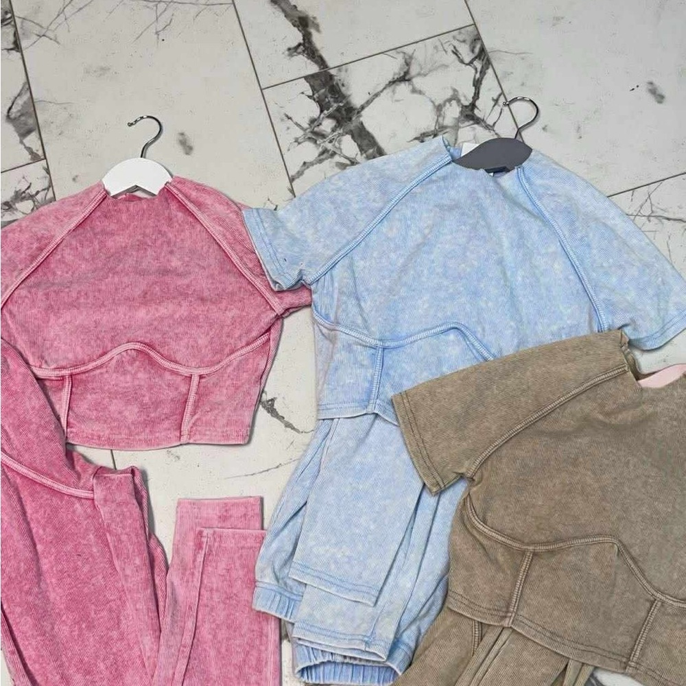 Trendy Pink, Blue, and Brown Lounge Sets